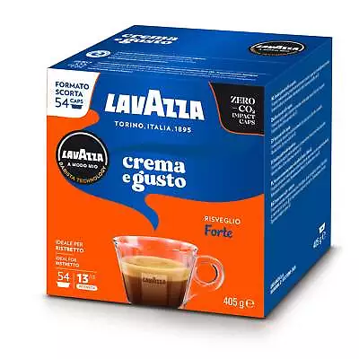 Lavazza A Modo Mio Crema E Gusto Forte Coffee Capsules (1 Pack Of 54) • £14.99