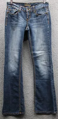 Vanity Jeans Womens Size 26Wx33L Sasha Boot Cut Blue Denim • $16.98