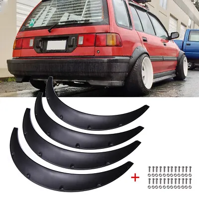 For Honda Civic Wagon Sedan 4PCS Car Fender Flares 4.5  Arches Wheel Extra Wide • $61.99