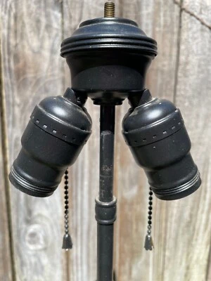 $20 • Buy Vintage Twin Pull Chain  E-26 Sockets On Stamped Cluster. 1 Of 2