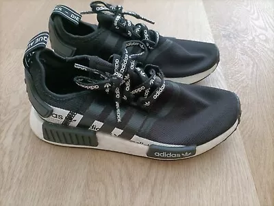 Adidas NMD Black Women's / Kids Sneakers Shoes Size 36 (US 4) • $45