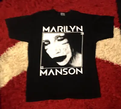 Marilyn Manson  Rare Vintage 2012 Hey Cruel World Tour T Shirt  (L) • £25