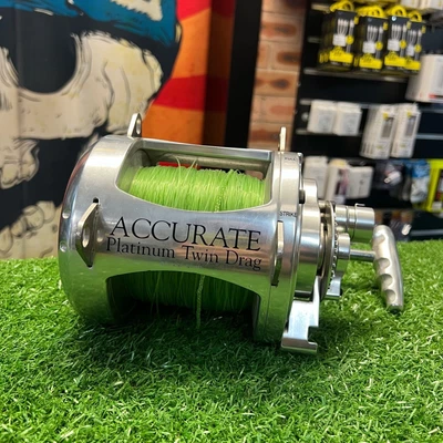 $1299 • Buy ACCURATE Platinum Twin Drag 80W 2 Speed Reel RH