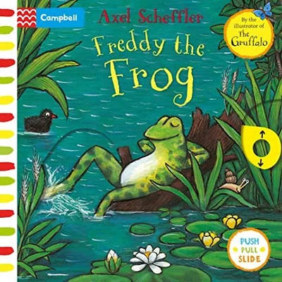 £4.49 • Buy Freddy The Frog: A Push, Pull, Slide Book (Axel Scheffler ... By Books, Campbell