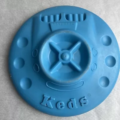 Vintage KEDS Frisbee Flying Saucer Toy  7 1/4”  UFO Light Blue Toy Retro Disc • $6.70