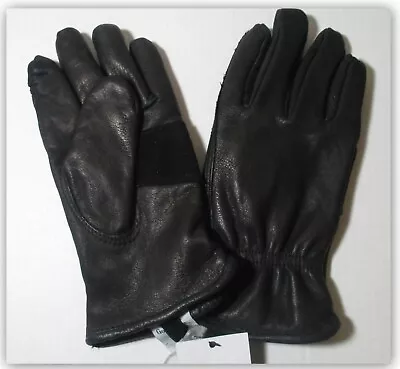 Men's Dress Gloves Black Sheep Leather S/M Goodfellow & Co Lined W Polyester • $15