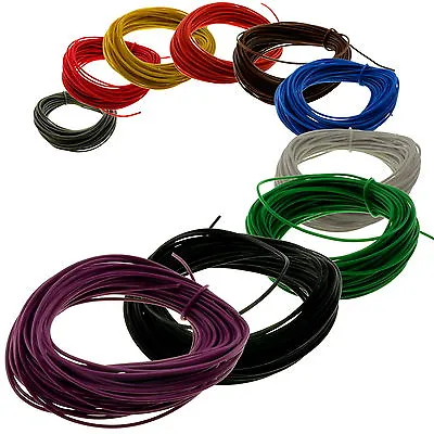 Stranded Core Hook Up 7/0.2mm 1000V PVC Ø1.2mm Equipment Wire 11 Colours • £1.25