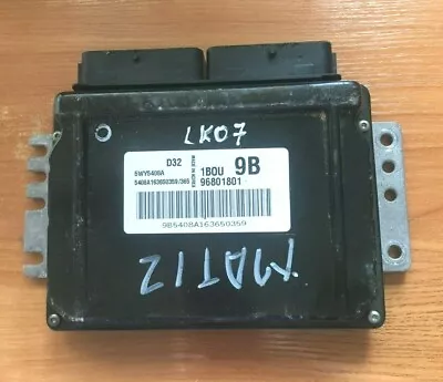 1bou 96801801  5wy5408a  Daewoo Matiz  Engine Control Module/ecu  00-05 Year • £43