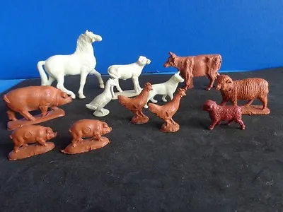 Group Of Vintage Toy Farm Animals • $12.50