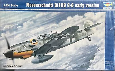 Trumpeter 02407 1:24 Messerschmitt Bf109 G-6 Early Version - Factory Sealed • $80