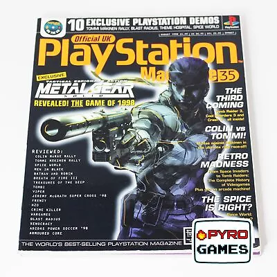 Official UK PlayStation Magazine - August 1998 - Issue 35 - Metal Gear Solid • £13.95