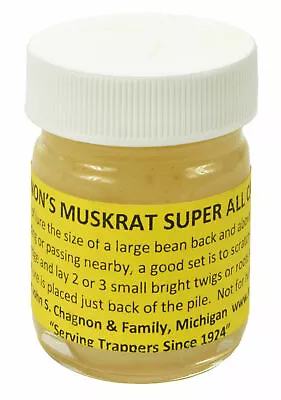 Lenon's Muskrat Super All Call Lure World Famous Since 1924 1oz Jar • $7.50