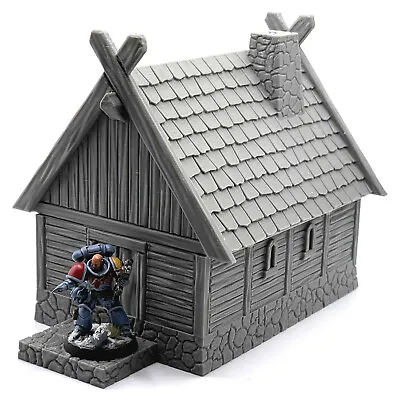 £16.99 • Buy Viking Medieval Nordic House Building Terrain Tabletop Wargame Warhammer 28mm