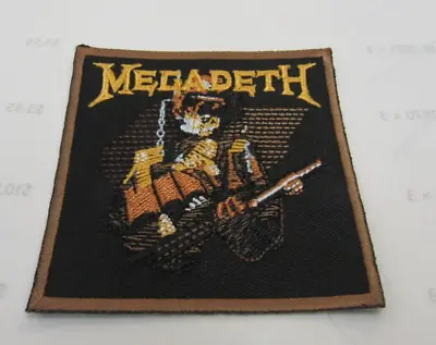 Megadeth Patch New  Vintage Oop Collectible Official Lisenced  • $10.99