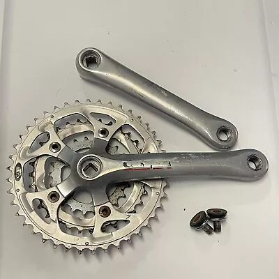 VINTAGE GIRVIN By SUGINO 175mm 44/32/22T TRIPLE CRANK SET MTB CSS III Chainrings • $69.95