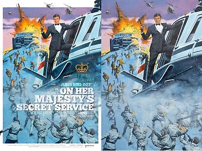 James Bond: On Her Majesty’s Secret Service Set - Paul Mann - (not Mondo) • $320