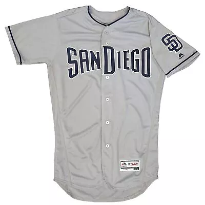 Mens MLB San Diego Padres Authentic On Field Flex Base Jersey - Road Gray • $99.99