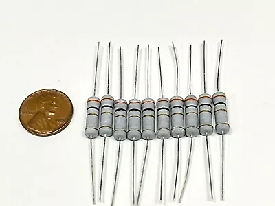 10 Pieces 100k Ohm 2Watt 2W 5% Tolerance Metal Oxide Film Resistor G338 • $8.67