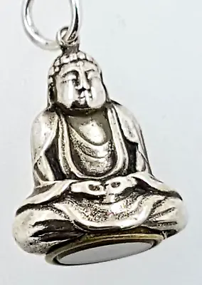 Vintage Compass BUDDAH Pendant/Charm Base Metal • $96.54