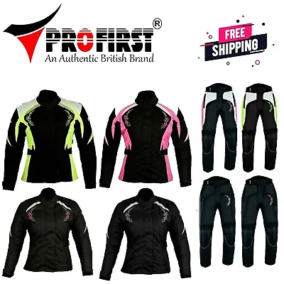 Ladies Women Motorcycle Set Motorbike Racing Suit Waterproof Suits • £99.99