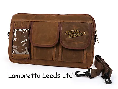 Lambretta - Vespa - Royal Alloy - Glove Box Bag Moto Nostra Brown Classic. • £29.95