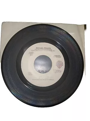 Michael Franks Face To Face Single Record Warner Bros. Records 1987 Vinyl  • $4