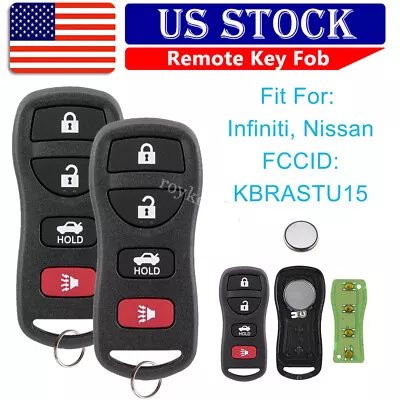 2 For 2004 2005 2006 Infiniti G35 G 35 Remote Keyless Entry Key Fob • $10.49