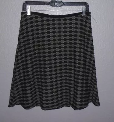 Max Edition Stretch Skirt - SMALL - Black Geo Textured New With Tags $68 • $18.99