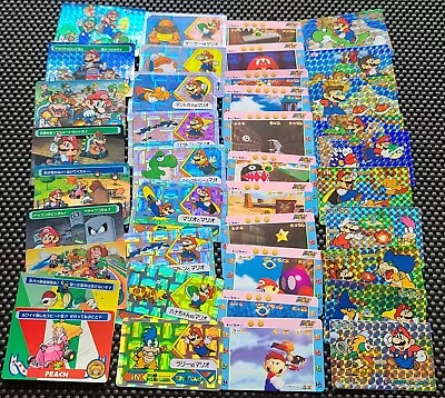 Nintendo Vintage Super Mario World Land Kart Cards Holo Foil Rare NES GBA N64 DS • $5