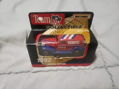 Matchbox 1992 Nfl Team Collectibles Ny Giants • $5