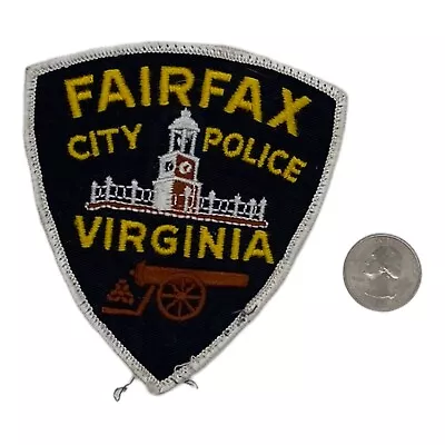 Vintage Fairfax City VA Police Patch Cheesecloth Back • $9.95