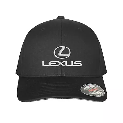Lexus Car Auto Logo FlexFit Hat Baseball Cap Embroidery Emblem Free Shipping • $19.99