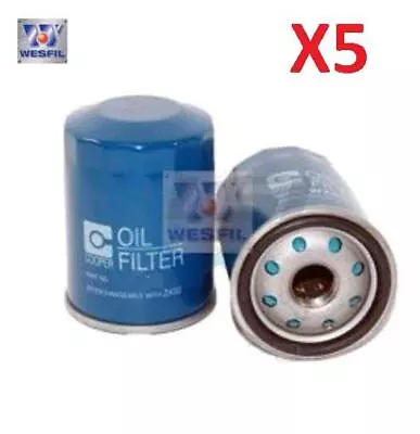 5x Wesfil Oil Filters For Toyota Rav4 Camry Tarago Corolla Avensis Z432 • $38.50