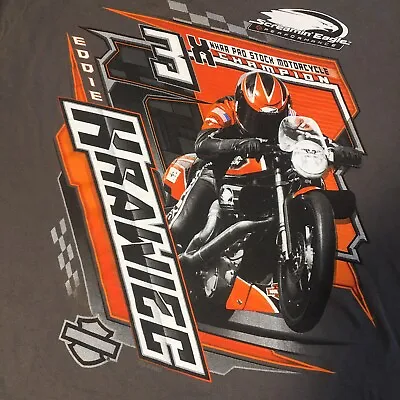 $20.78 • Buy Eddie Krawiec Team Harley Davidson Motorcycle Screaming Eagle NHRA Shirt Size L