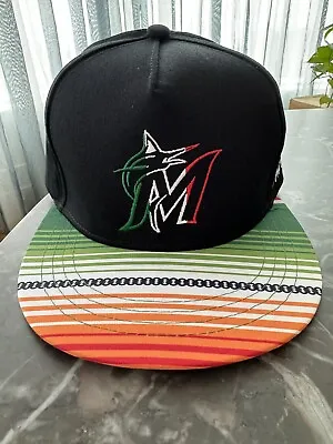 Miami Marlins Mexican Heritage Hat RARE Promo Snapback New • $19.99