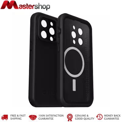 $119 • Buy Otterbox (Lifeproof) FRE Waterproof Case & MagSafe IPhone 14 Pro 6.1 - Black