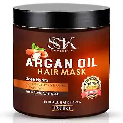 S&K Moroccan Argan Oil Hair Mask For Dry Damaged Hair 17.6 Oz • $39.99