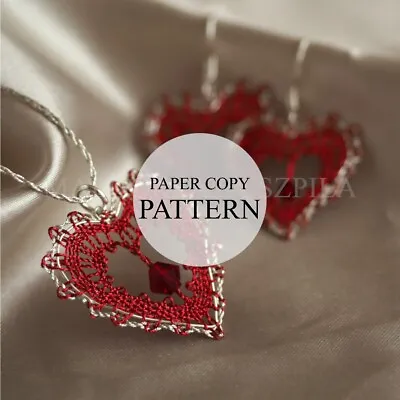 Bobbin Lace Pattern Earrings Lacemaking Jewellery DIY PAPER COPY • £6