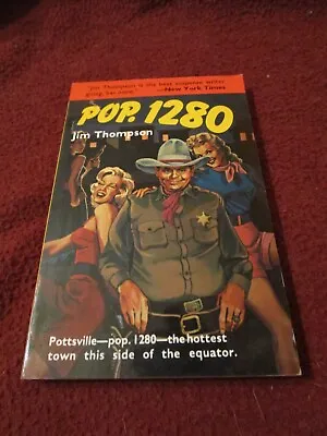 $8 • Buy Pop. 1280 By Jim Thompson (1984, Pb) First Black Lizard Edition Crime Novel