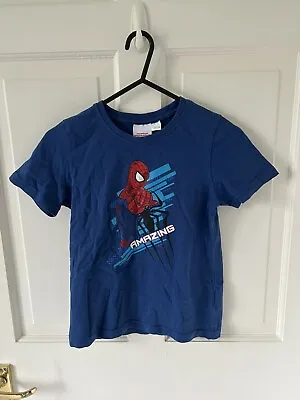 £4 • Buy Boys Spiderman T Shirt Age 7-8