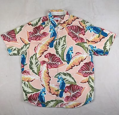 Tommy Bahama XL Mens Shirt Hawaiian Camp Silk Casual • $29.13