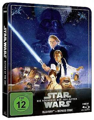 Star Wars/Krieg Der Sterne 6: Rückkehr Der Jedi-Ritter [Blu-ray/Steelbook/NEU/OV • £17.34