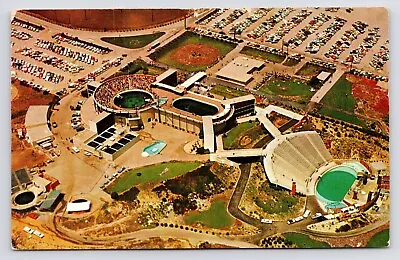 1950s Marineland Of The Pacific Aerial View Palos Verdes California CA Postcard • $4.75