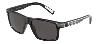 $273.90 • Buy Dolce & Gabbana DG 6160 Black/Grey 54/17/145 Men Sunglasses
