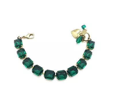 Mariana Bracelet Green Austrian Crystal Casablanca Nostalgia Coll. • $154