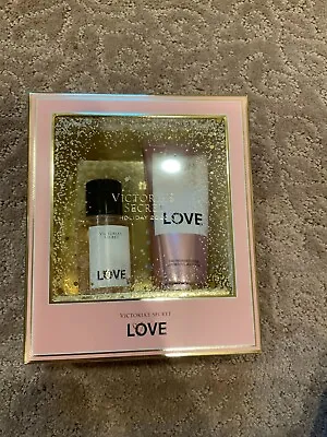 2pc Victoria Secret LOVE Perfume Fragrance Mist 75ml + Lotion 100ml Gift Set NEW • $22