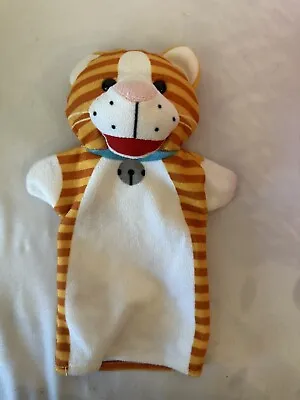 Melissa & Doug Playful Pets Hand Puppet Tiger Pretend Play 9” Plush Toy Cat EUC • $10.99