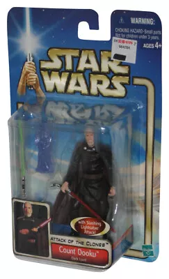 Star Wars Attack Of The Clones (2002) Count Dooku Figure W/ Slashing Lightsaber • $43.32
