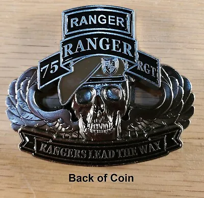 75th Ranger Regiment US Army Commemorative Challenge Coin 2  147 • $18.99