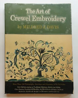 Vintage Book:The Art Of Crewel Embroidery Mildred J. Davis  • $9.75